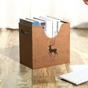 [셀러에이드]서면저장보관함 크라프트 사각 서류정리 박스