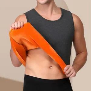 겨울 남자 이너웨어 남성 따뜻한 발열 기모 나시 내복 (WFK8IFH)