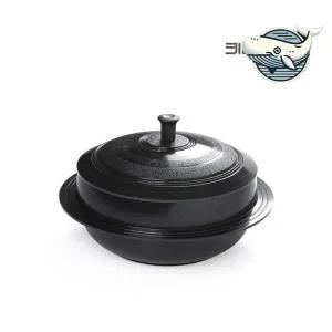세라믹 소금 가마솥 22cm 주방용 조리기구 김치찌개 된장찌개