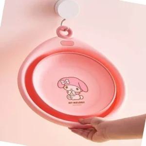 캠핑용 접이식 대야 휴대용 물통 다용도 세척 안전한 (WFK8PEL)