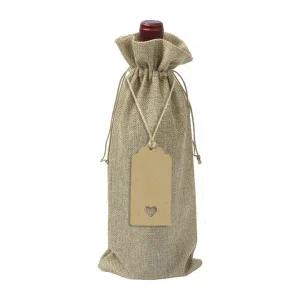 [셀러에이드]와인커버 황마 삼베 와인병 커버 선물 포장 가방 10P