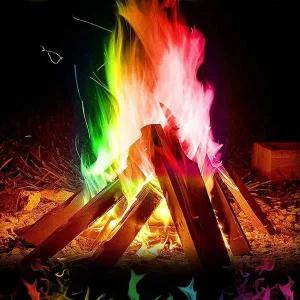 [셀러에이드]캠핑필수템 캠핑 파이어 불멍 오로라불꽃 가루 10g