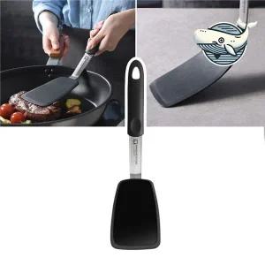 실리콘 조리 도구 주방용 뒤지개 뒤집개 민무늬