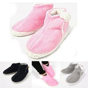 USB 온열신발 실내부츠 핑크 실내보온 발난로 보온신발 사무실