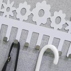 행거 도어 훅 의류 모자 수납 꽃 디자인 후크 인테리어 소품 (WFK8PKF)