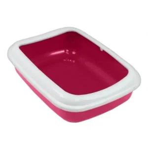 [셀러에이드]고양이 사각 평판 화장실 레드 Junior 1P 배변통 박스