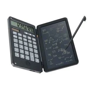 [셀러에이드]B태양광 폴더 전자계산기 겸용 메모패드 전자노트