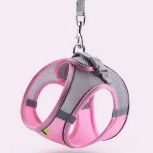 메쉬 조끼 하네스 강아지 가슴줄 앞섬방지 H형 목줄 강아지가슴줄