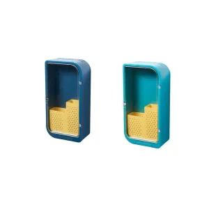 무타공 벽걸이 수저통 칼꽂이 일체형 칼블럭