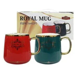 [셀러에이드]로얄 찻잔 도자기컵 컵셋트 세트 물컵 집들이 컵컵 컵