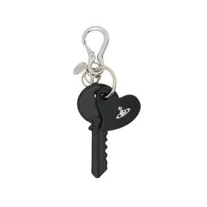 [비비안웨스트우드]25FW ORB 키/하트 키링 블랙 8203012HU L00AT N401