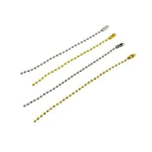 [콩심팥심]10개묶음 유광 컬러 볼체인 군번줄 키링 부자재 키링