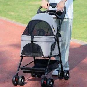 경량 폴딩 반려동물 이동장 캐리어 애견 유모차 펫유모차