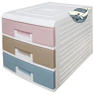 파스텔 색상 정리 서랍 수납함 문구 정리함