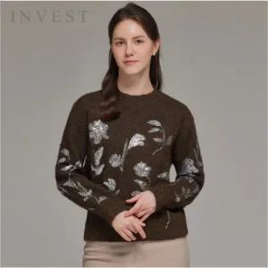 [인베스트] 스팽글 포인트 믹스 컬러 니트_IN5W1KT2111