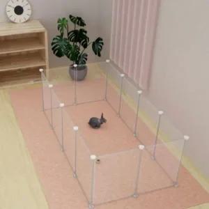 울타리 펜스 강아지 애견 고양이 가림막 반투명