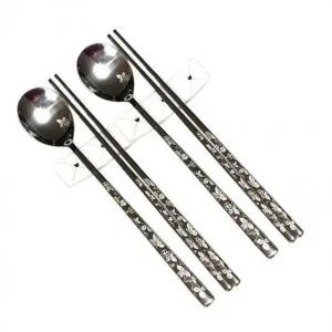 [셀러에이드]숟가락 인기 수저세트 젓가락 커트러리 감성 넝쿨 2인