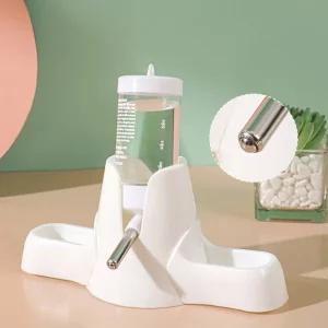 햄스터 급수기 거치대 세트 3in1 밥그릇 소동물 스탠드 고슴도치