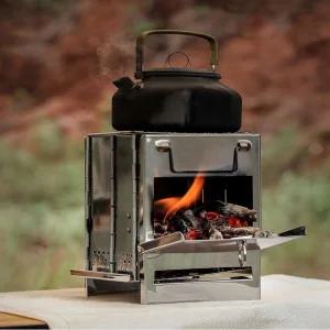 프리폼 접이식 사각난로 미니화목난로 불멍화로 대형