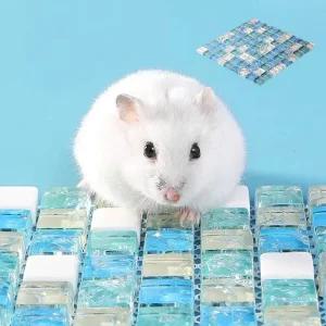 햄스터 여름 쿨매트 냉각 패드 고슴도치 침대 중형 햄스터 여름침대 매트