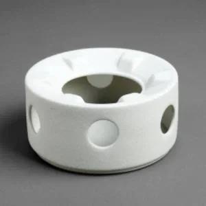 도자기 티워머 주전자 난방기 화이트 티팟 보온기 촛불 티보온기