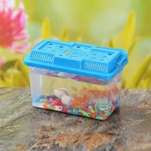 물고기 채집통 소형 관상어 어항용 반투명 곤충 채집기 수조 정리통 채집통 수집통 보관통