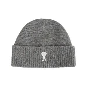 [아미] 25FW 하트로고 울 비니 그레이 UBO005 KN0135 058