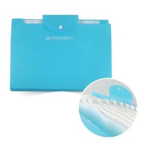 [셀러에이드]아이비스 5500 12포켓도큐먼트화일(SP)-블루 11684