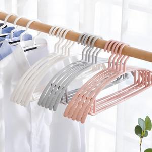 어깨뿔 방지 라운드 논슬립 옷걸이 1p 자국방지 미끄럼 흘러내림 차단 행거 니트 셔츠 가성비갑 PP소재 슬립형 공간활용 옷거리 코트렉