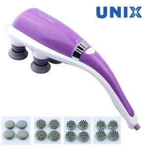 유닉스 바이브바인 진동 핸드 안마기 UHM-3900[교체봉4종][공식대리점] 손 어깨 등 종아리 마사지기