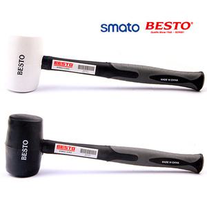 고무망치 350g 고급형 TPR 손잡이 충격 흡수 미끄럼 방지 지그 조립 수리 망치 가구 타일 플라스틱