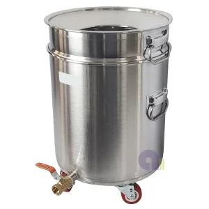 스텐잔반통4호/25갈론/잔반수거통/음식물수거함/음식물쓰레기통/잔반쓰레기통/음식물수거대/국내생산
