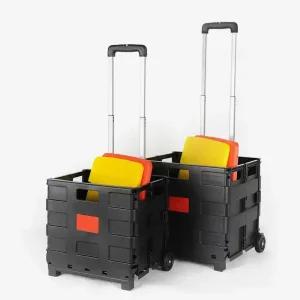 박스형 접이식 핸드카트 쇼핑카트 장바구니 운반 이동 네모 사각 박스 폴딩 캠핑 마트 시장 바구니 손수레 구루마 바퀴 휴대용 중형 대형 캐리어 바퀴달린 핸디 초경량 저소음