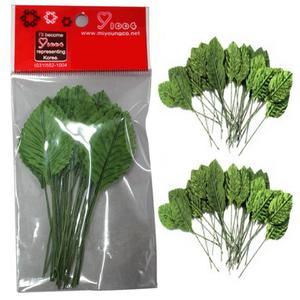 나뭇잎/장미엽/꽃잎/조화/꽃만들기/만들기재료-약30개