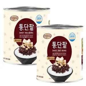 동서 리치스 통단팥 3kg X 2개 팥빙수 재료 빙수팥