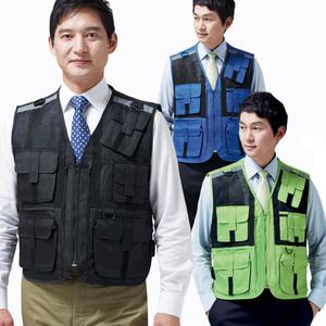 KSK777 KSK778 KSK779 시원한 경호 오토바이조끼 퀵 낚시 작업 배달 망사 작업복 조끼 베스트