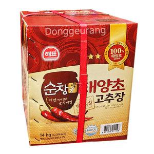 사조해표 순창 궁 태양초 고추장 14kg 대용량