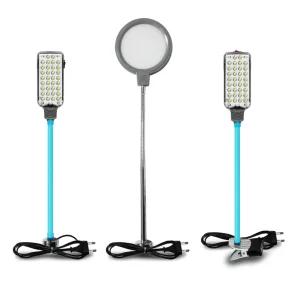 LED 집게스탠드 자석 자바라 유선 작업등 집게등 충전식 자석등 작업 전등 조명 장축 자바라등