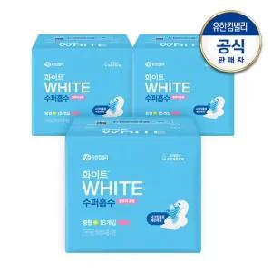 화이트 수퍼흡수 중형 18매x3팩