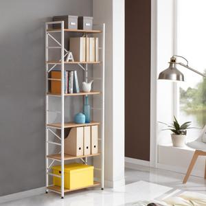 루시 튼튼한 철제 6단 서재 책장 소품 수납 장식장 화분 진열대 책꽂이 잡지꽂이