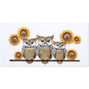 돈들어오는액자 해바라기부엉이-대형 거실 현관 카페 벽 재물그림 풍수장식품 집들이 결혼 이사 개업식선물