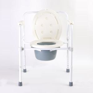 환자용 접이식 좌변기 + 변기통 보행보조 워커