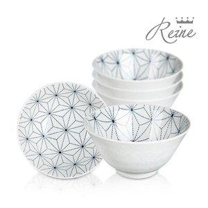 [헨느] 아사노하 도자기 공기 5P세트 / 일본 밥그릇