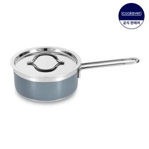 그레이 인덕션 통3중 스텐 편수 냄비 18cm