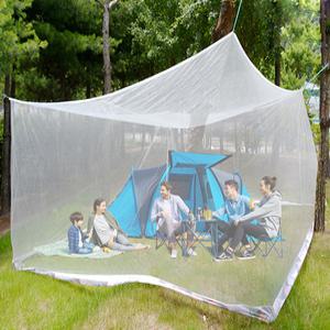 모기장 국산 초대형 10-20인용 높이210cm 야외 캠핑 대형지퍼형 사각모기장