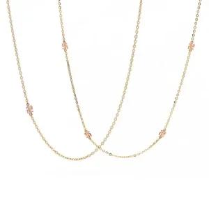 [도로시] 14k 만자 콤비 체인 Atype)