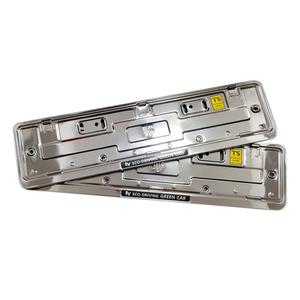 전기차번호판가드/수소차/스텐/전기차프레임/비천공번호판/2p세트/아이오닉/넥쏘