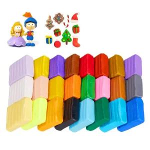 YGRC 폴리머클레이 칼라 24색 세트 모음 공예 공작 플라스틱 점토 미니어쳐