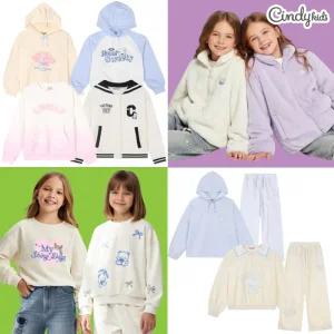 [신디키즈] 여아 FW데일리룩 추천! 니트/맨투맨/청바지/상하세트 등