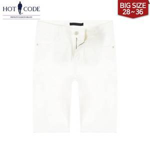 여름남자 면반바지 스판 빅사이즈 아이보리 행사 HC602